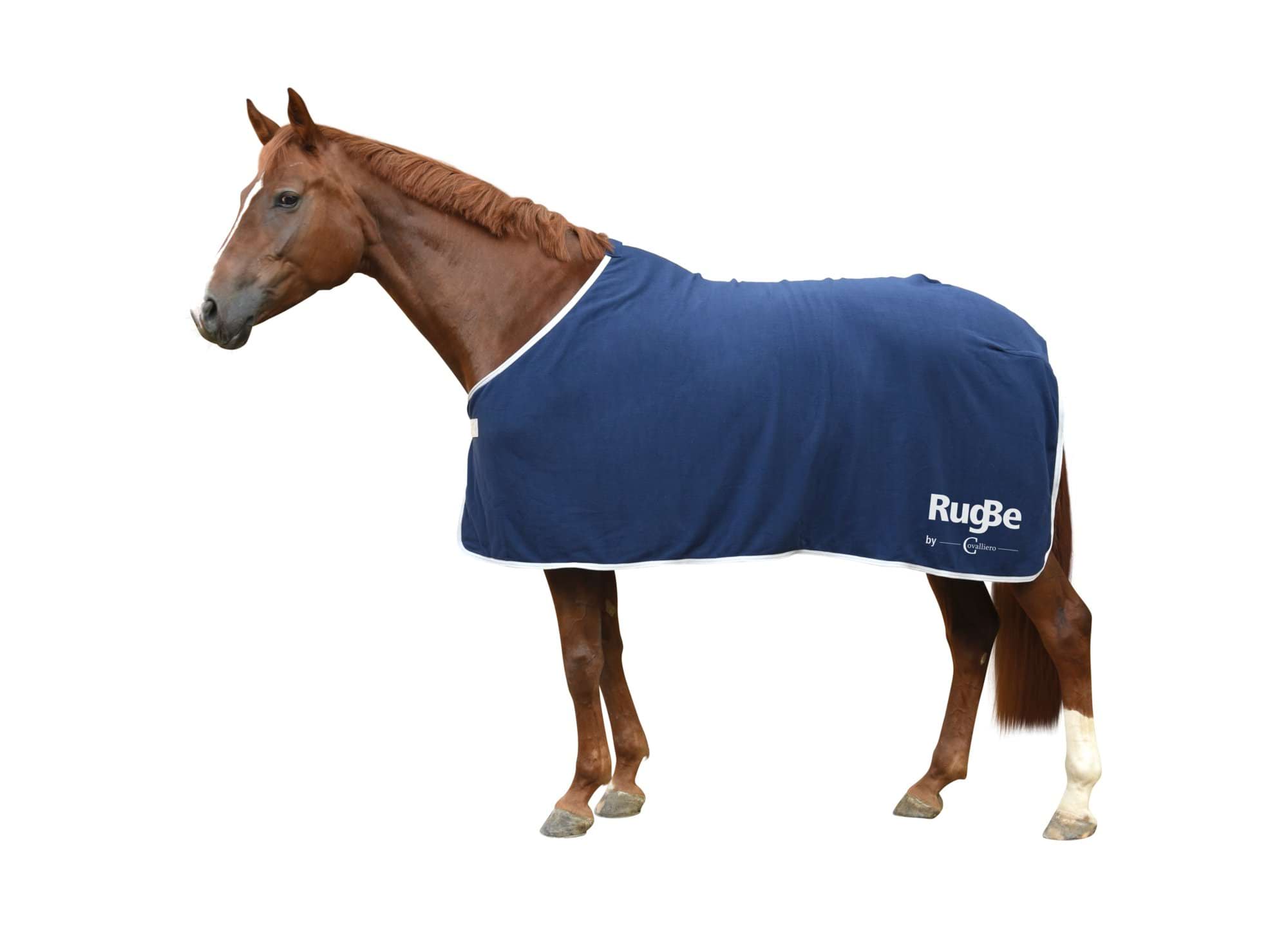 Derka polarowa dla konia RugBe Economic, granatowy, 135 cm, Covalliero