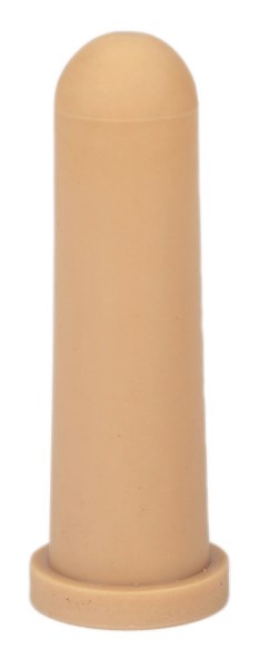 Smoczek gumowy do wiadra do pojenia cieląt, 125 mm, żółty, 5 szt., Kerbl