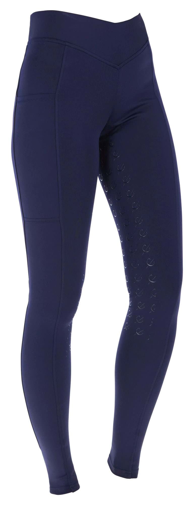 Legginsy jeździeckie ClassicStar, damskie, granatowy, roz. 32/34, Covalliero