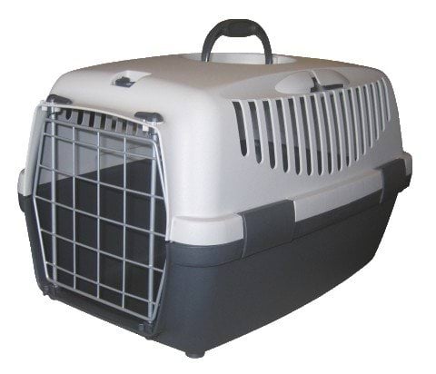 Transporter Gulliver 1 z metalowymi drzwiczkami, 48 x 32 x 31 cm, szary, 6 kg, Stefanplast